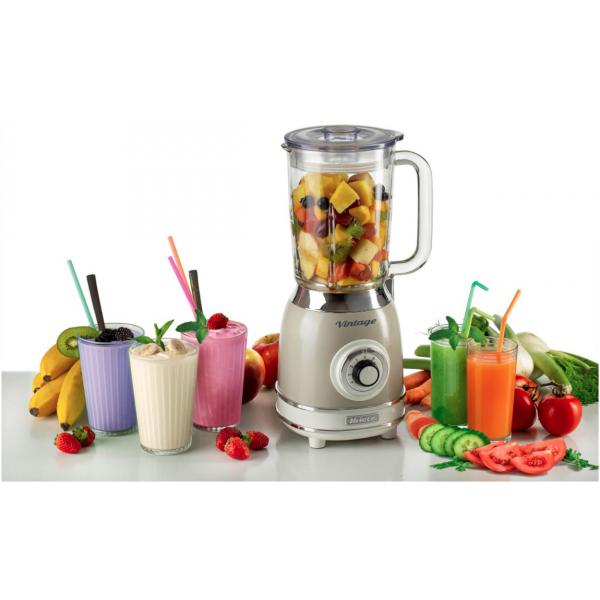 ARIETE FRULLATORE VINTAGE BEIGE (0583/03) - 1,5L - 4 VELOCITA'' + PULSE - 1000W