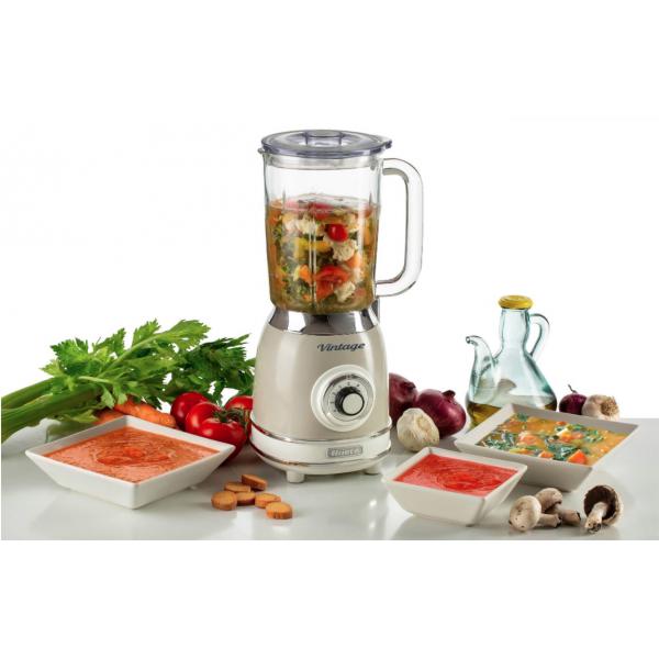 ARIETE FRULLATORE VINTAGE BEIGE (0583/03) - 1,5L - 4 VELOCITA'' + PULSE - 1000W