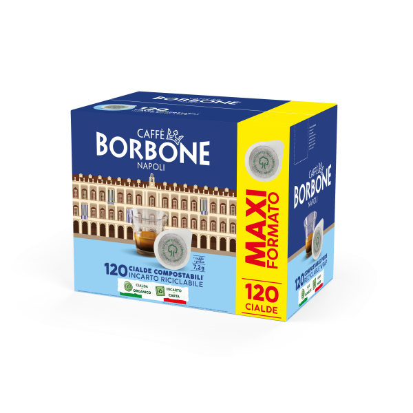 CIALDE ESE 44MM CAFFE'' BORBONE MISCELA SUPREMA (ORO) - BOX 120PZ