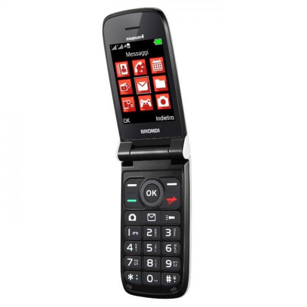 BRONDI MAGNUM 4 (BIANCO) - TELEFONO CELLULARE - TORCIA - FOTOCAMERA