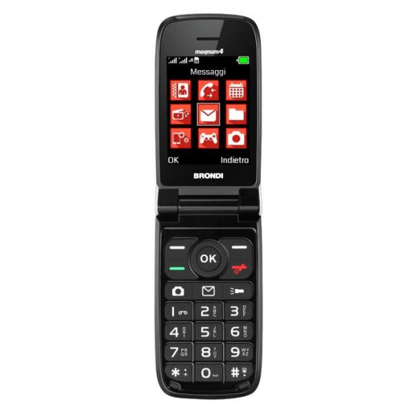 BRONDI MAGNUM 4 (BIANCO) - TELEFONO CELLULARE - TORCIA - FOTOCAMERA