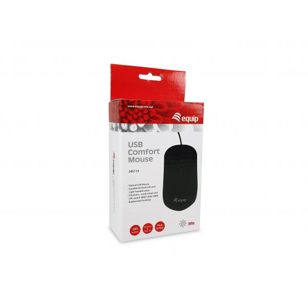 EQUIP 245114 - MOUSE WIRED USB - 4 PULSANTI - DPI SWITCH (800/1200/1600)