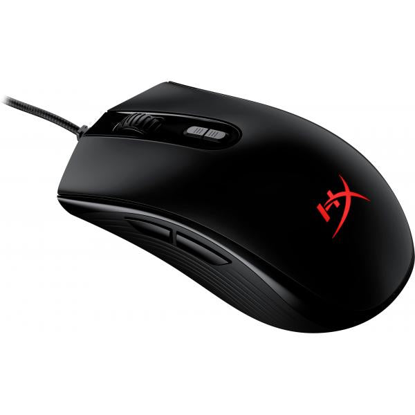 HyperX Pulsefire Core Black USB Gaming mouse Ambidestro Ottico 6200 DPI