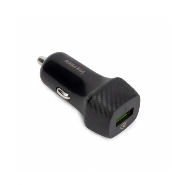 VULTECH CA-1Q - CARICATORE DA AUTO CON USB QUICKCHARGE 3.0 (MAX 18W)