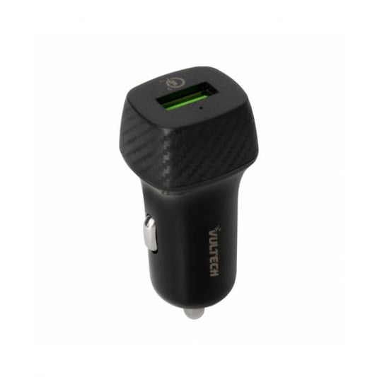 VULTECH CA-1Q - CARICATORE DA AUTO CON USB QUICKCHARGE 3.0 (MAX 18W)