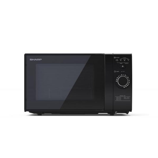SHARP YC-GG02E-B - FORNO A MICROONDE 20L - 800W - CONTROLLO DIGITALE - GRILL - 11 LIVELLI DI POTENZA - BLACK