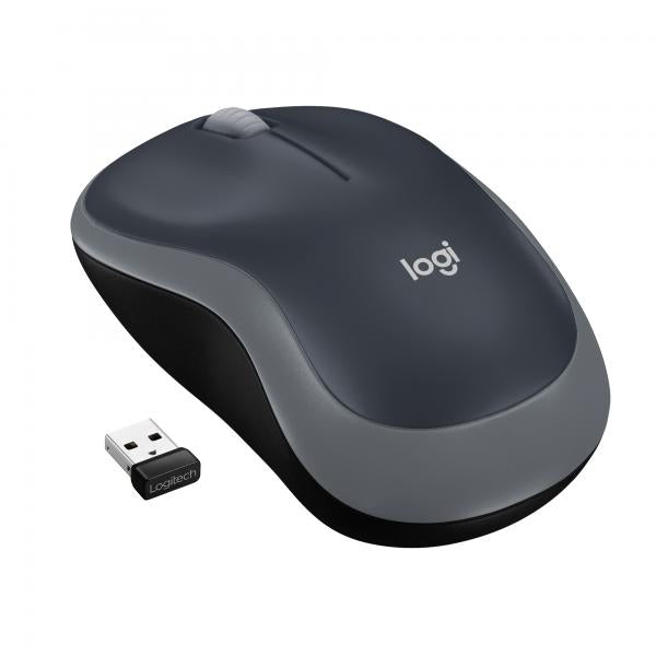 LOGITECH M185 - MOUSE WIRELESS GREY (910-002235)