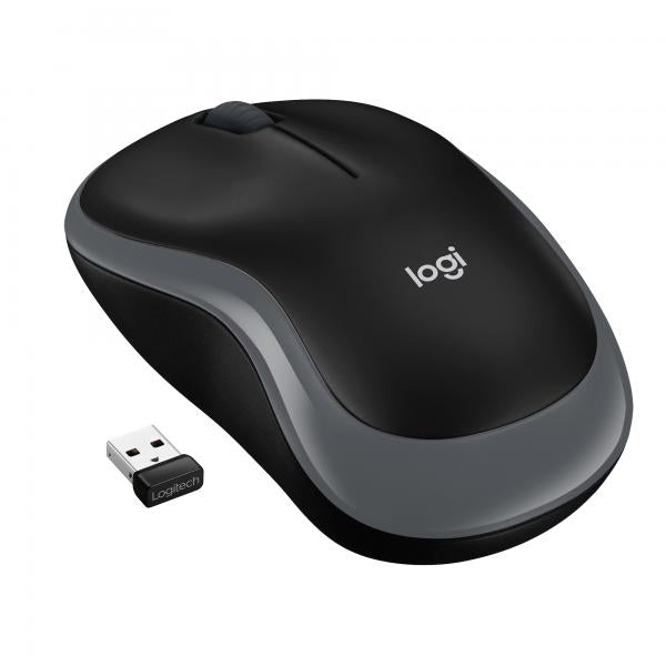 MOUSE LOGITECH M185 WIRELESS GREY 910-002238