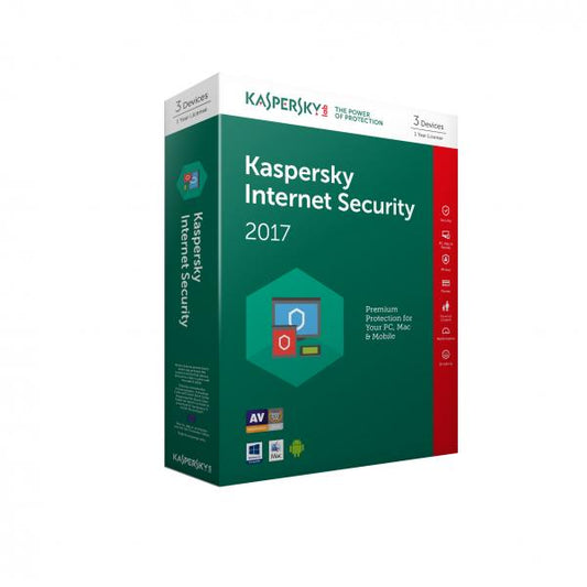 Kaspersky Internet Security 2017 Sicurezza antivirus Base 1 licenza/e 1 anno/i
