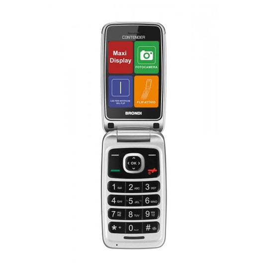 BRONDI CONTENDER (BIANCO) - TELEFONO CELLULARE - FOTOCAMERA