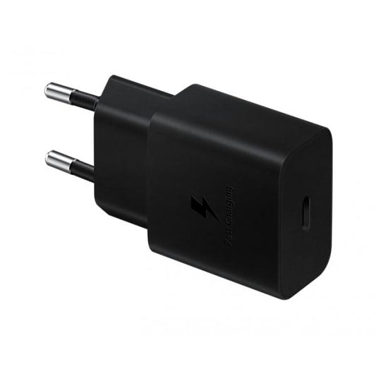 ALIMENTATORE SAMSUNG FAST EP-T1510XBEGEU 15W TYPE-C BLACK CON CAVO