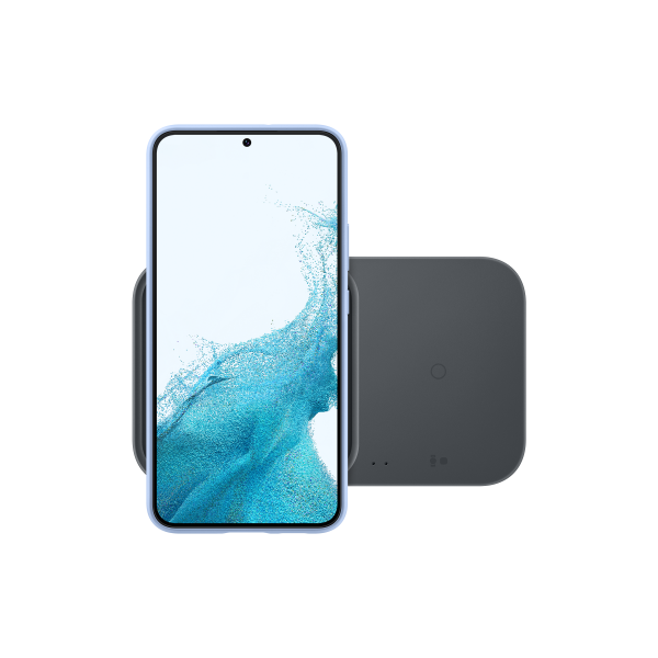 SAMSUNG SUPER FAST WIRELESS CHARGER DUO (BLACK) (EP-P5400BBEGEU) - CARICABATTERIE SMARTPHONE WIRELESS - MAX 15W