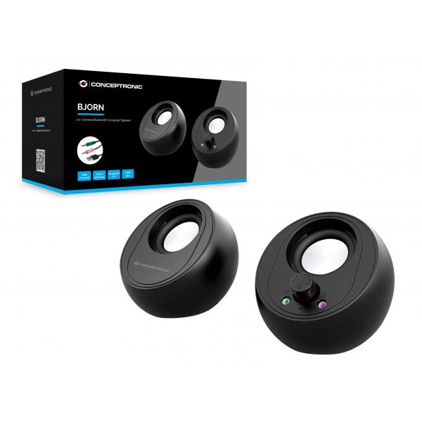CONCEPTRONIC BJORN01B - SPEAKER 2.0 - BLUETOOTH - 10W - USB-A POWER