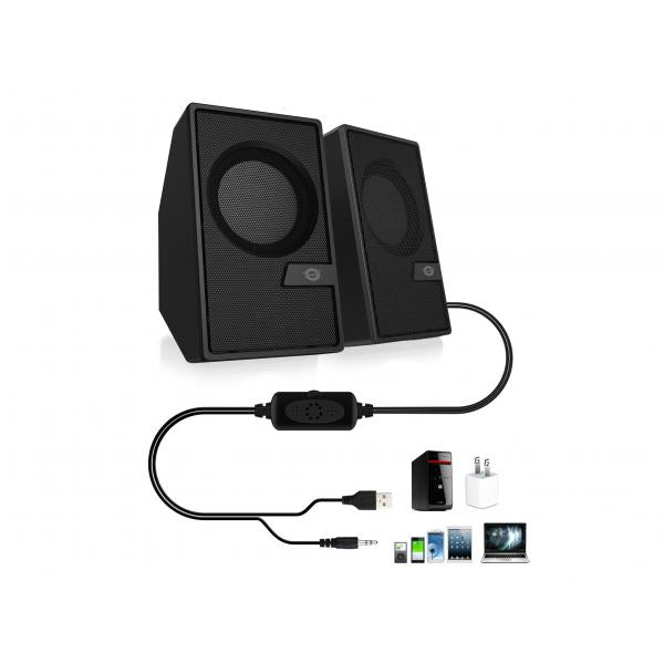 CONCEPTRONIC BJORN02B - SPEAKER 2.0 - BLUETOOTH - 6W - USB-A POWER