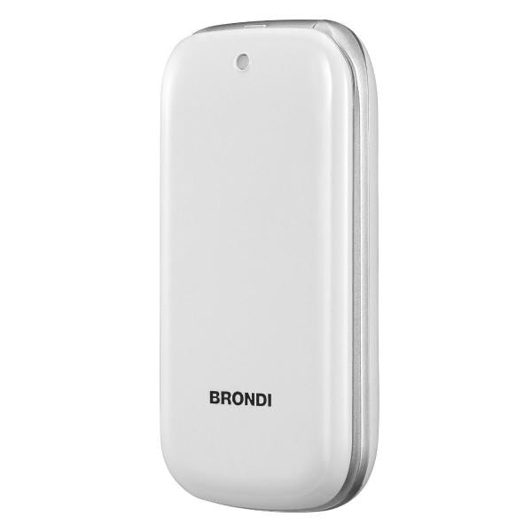 BRONDI STONE+ WHITE 2.4" FEATURE PHONE CLAMSHELL