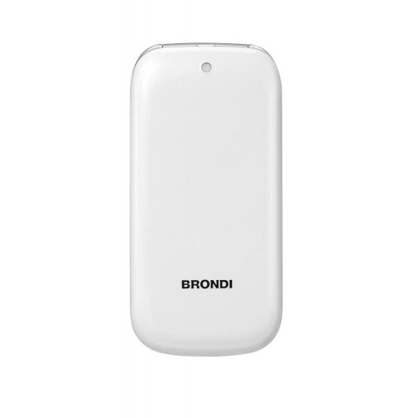 BRONDI STONE+ WHITE 2.4" FEATURE PHONE CLAMSHELL