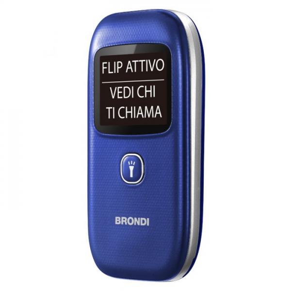 BRONDI WINDOW+ BLUE 1.77" FEATURE PHONE CLAMSHELL/