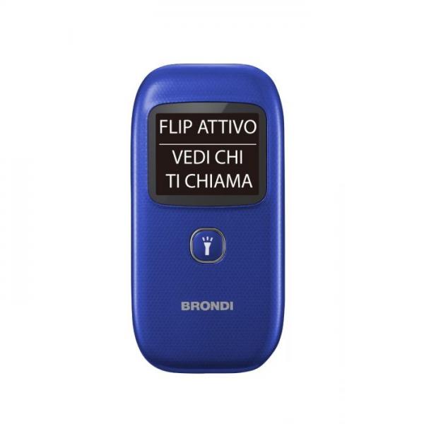 BRONDI WINDOW+ BLUE 1.77" FEATURE PHONE CLAMSHELL/