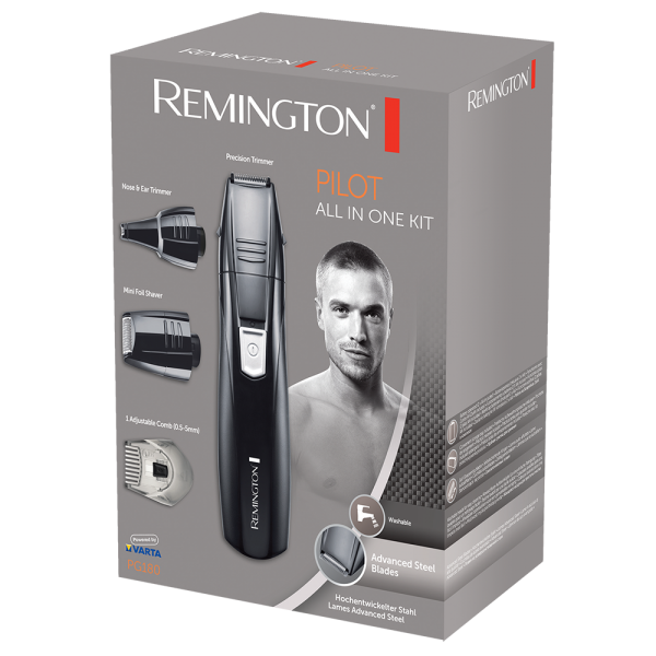 REMINGTON PG180 - RASOIO ELETTRICO - RIFINITORE DI PRECISIONE - 3 TESTINE INTERCAMBIABILI