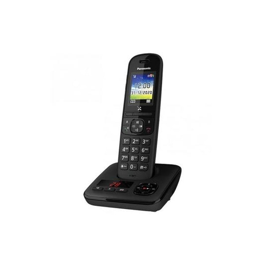 PANASONIC KX-TGH720JTB BLACK CORDLESS DECT CON SEGRETERIA/
