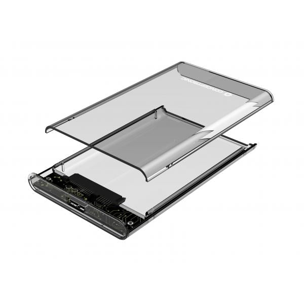 CONCEPTRONIC DANTE03T - BOX HDD / SSD 2.5"" USB 3.0, TRANSPARENT