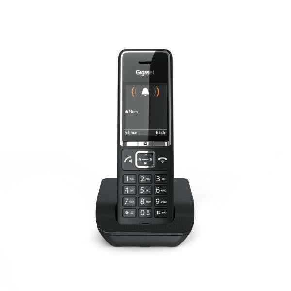 GIGASET COMFORT 550 (NERO) - TELEFONO CORDLESS - VIVAVOCE - PRESA CUFFIE
