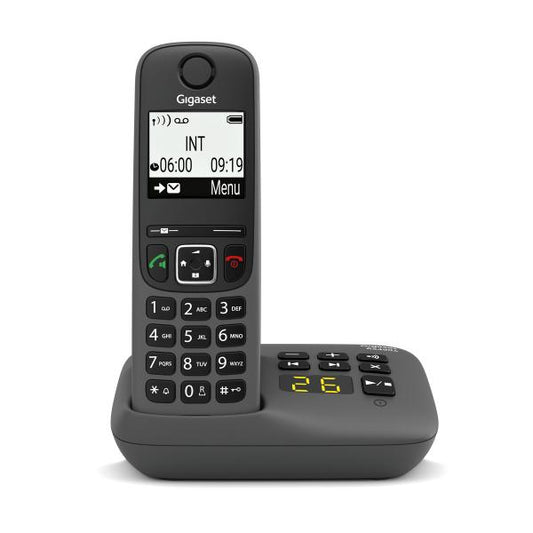 GIGASET AS490A BLACK DECT CON SEGRETERIA