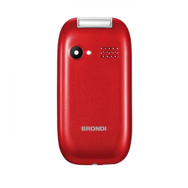 BRONDI WINDOW+ RED 1.77" FEATURE PHONE CLAMSHELL/