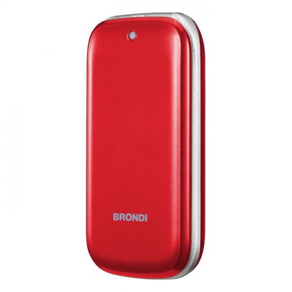 BRONDI STONE+ RED 2.4" FEATURE PHONE CLAMSHELL