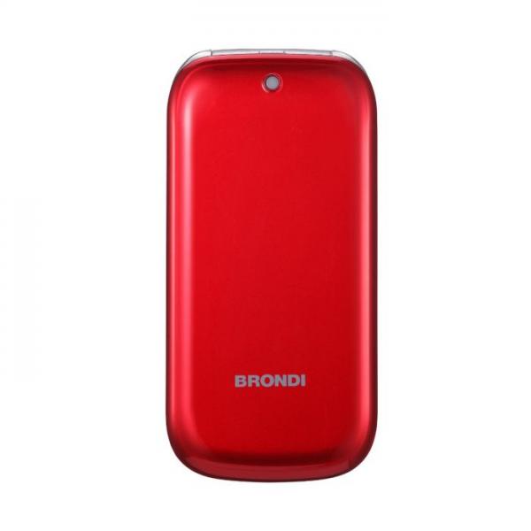 BRONDI STONE+ RED 2.4" FEATURE PHONE CLAMSHELL