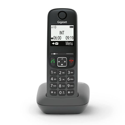 GIGASET AS490 (NERO) - TELEFONO CORDLESS - VIVAVOCE