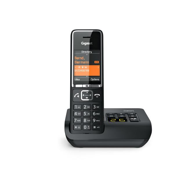 GIGASET COMFORT 550A (NERO) - TELEFONO CORDLESS CON SEGRETERIA E VIVAVOCE