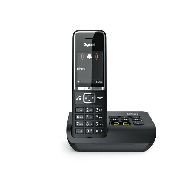 GIGASET COMFORT 550A (NERO) - TELEFONO CORDLESS CON SEGRETERIA E VIVAVOCE