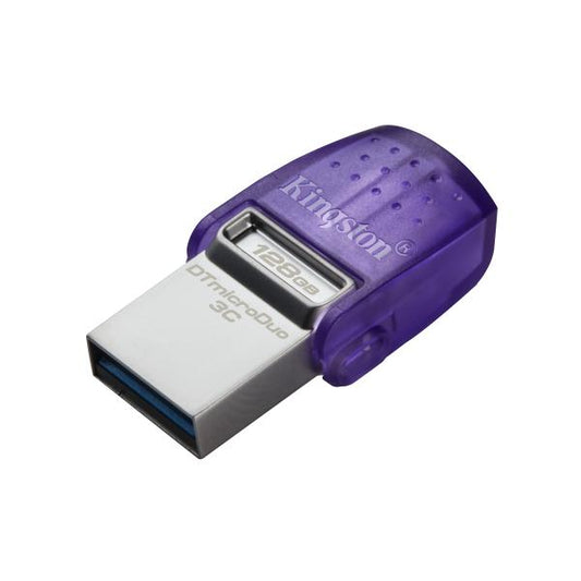 KINGSTON DATATRAVELER MICRODUO 3C 128GB (DTDUO3CG3/128GB) - PEN DRIVE 128GB DOPPIA INTERFACCIA USB-A/TYPE-C