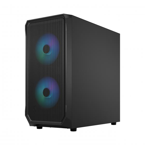 FRACTAL CASE MID TOWER FOCUS 2 RGB BLACK TG CLEAR TINT