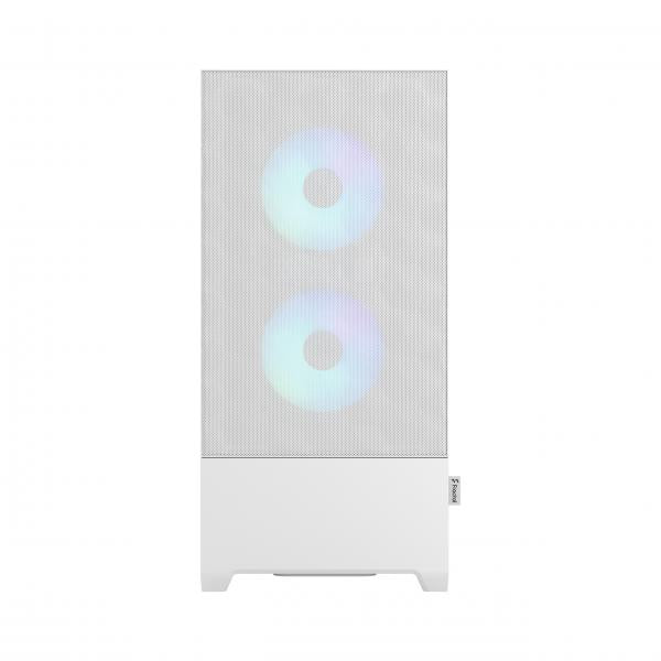 FRACTAL CASE MID TOWER POP AIR RGB WHITE TG CLEAR TINT