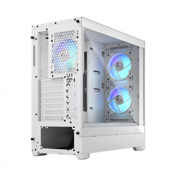 FRACTAL CASE MID TOWER POP AIR RGB WHITE TG CLEAR TINT