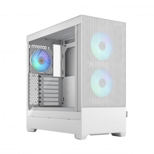 FRACTAL CASE MID TOWER POP AIR RGB WHITE TG CLEAR TINT