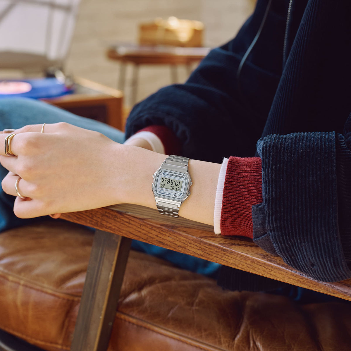 CASIO VINTAGE Mod. ICONIC - SILVER