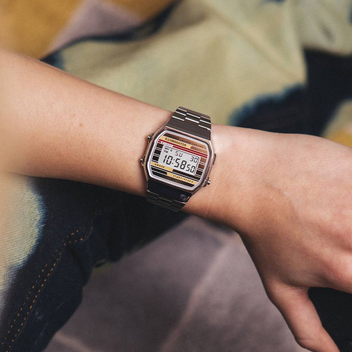 CASIO VINTAGE Mod. ICONIC - 50th ANNIVERSARY - MIRROR LOOK