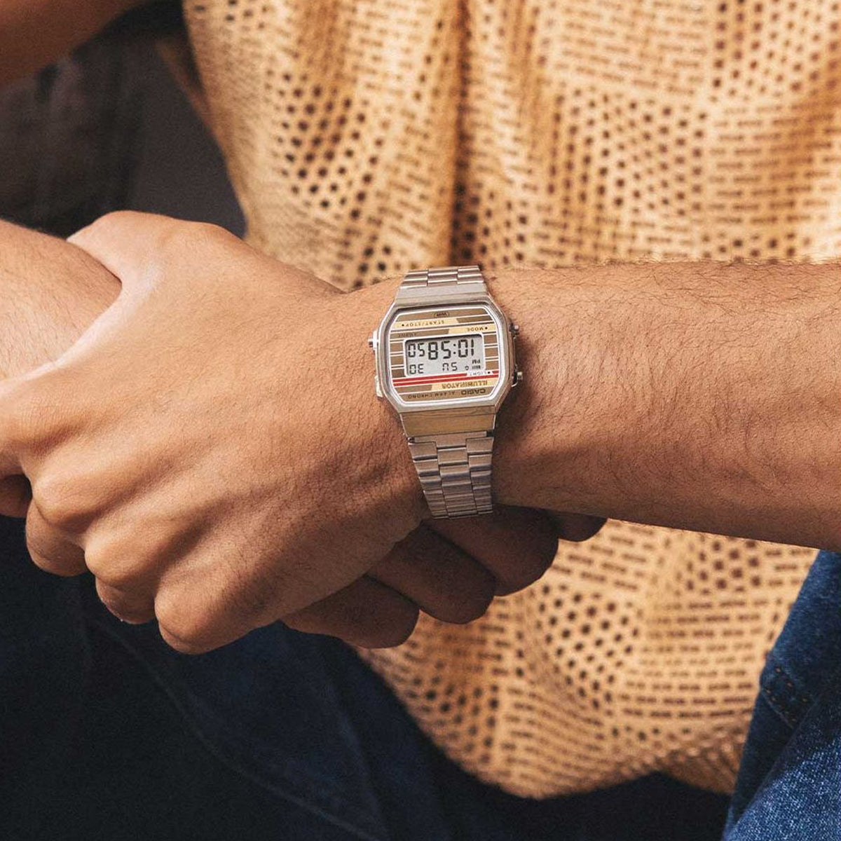 CASIO VINTAGE Mod. ICONIC - 50th ANNIVERSARY - MIRROR LOOK