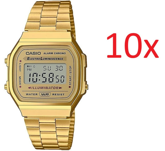 CASIO VINTAGE Mod. ICONIC - ALL GOLD - PACK 10 PCS