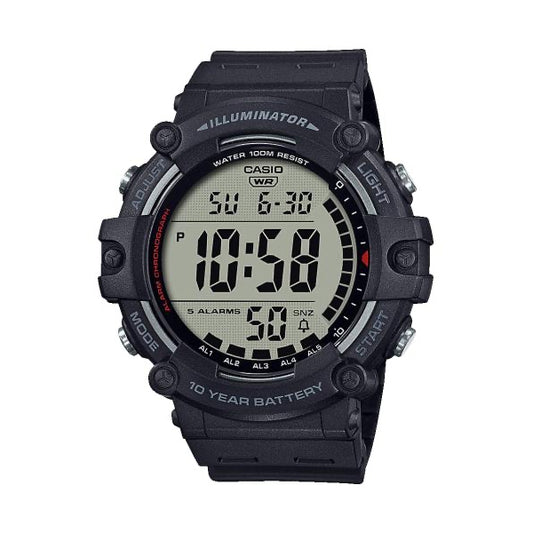 CASIO SPORT Mod. DIVER - ILLUMINATOR WORLDTIME 10 YEARS BATTERY - COLOR SERIE - BLACK