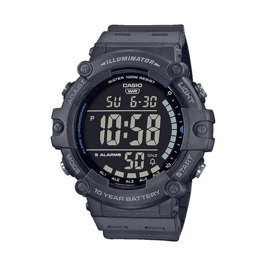 CASIO SPORT Mod. DIVER - ILLUMINATOR WORLDTIME 10 YEARS BATTERY - GREY