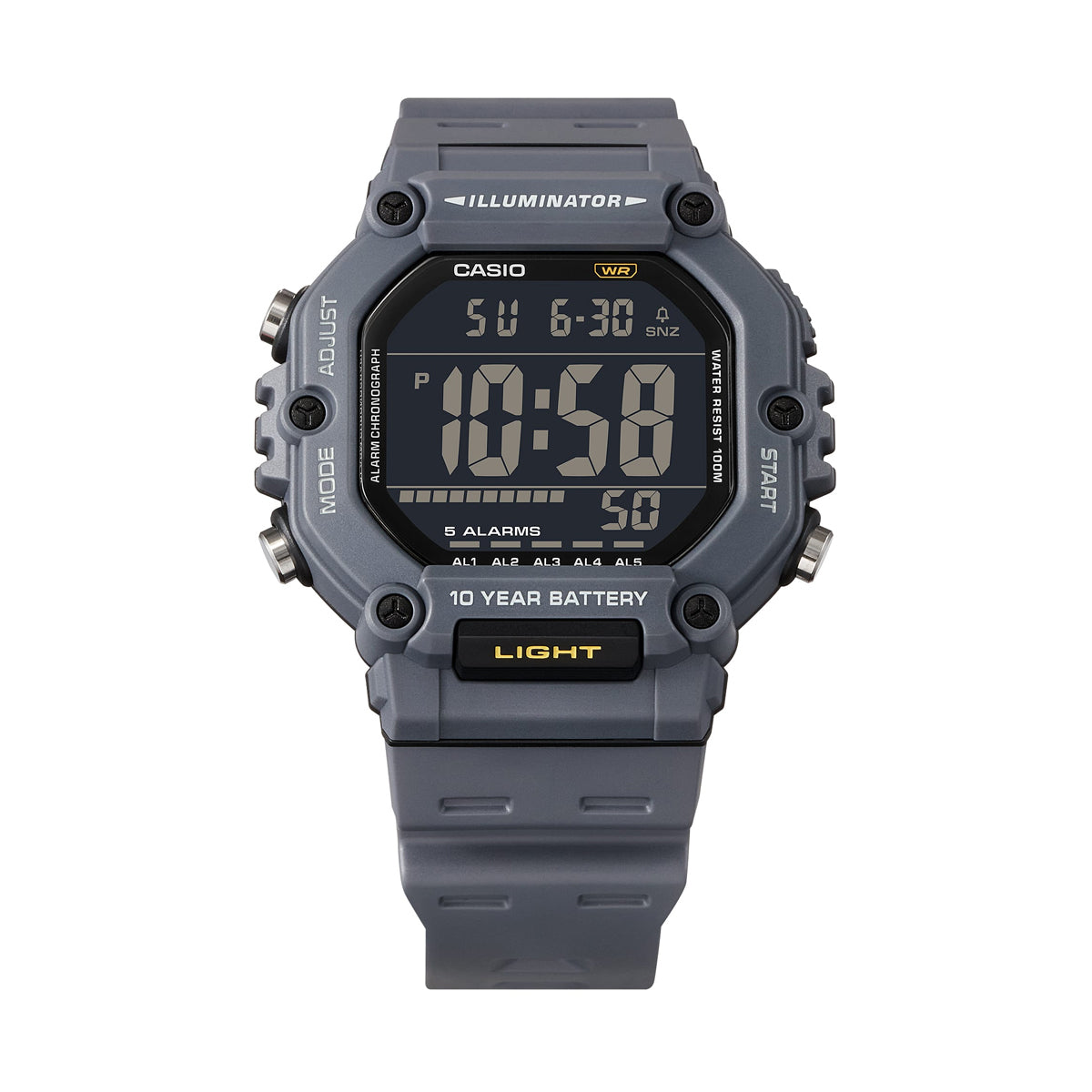 CASIO SPORT COLLECTION Mod. OVERSIZE 10 YEARS BATTERY - AVIO