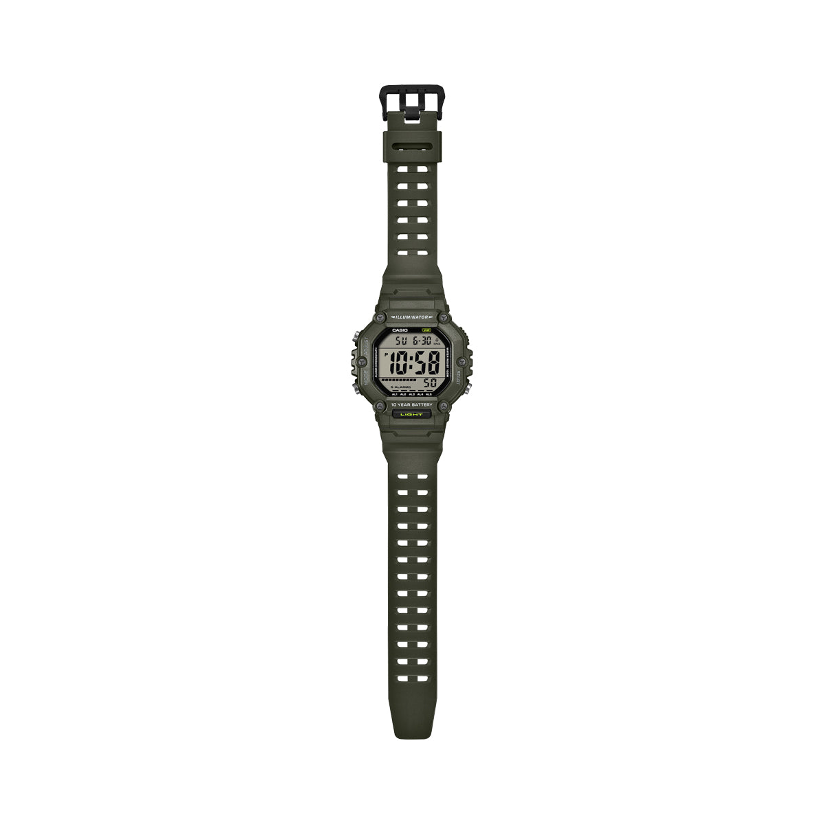 CASIO SPORT COLLECTION Mod. OVERSIZE 10 YEARS BATTERY - GREEN