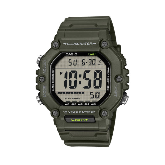CASIO SPORT COLLECTION Mod. OVERSIZE 10 YEARS BATTERY - GREEN