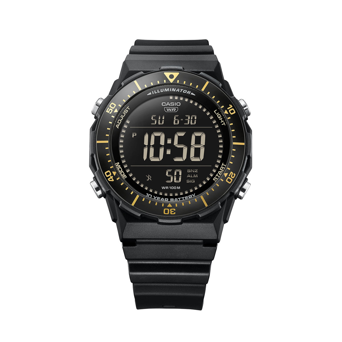 CASIO COLLECTION Mod. DIVER - New Case LCD - BLACK