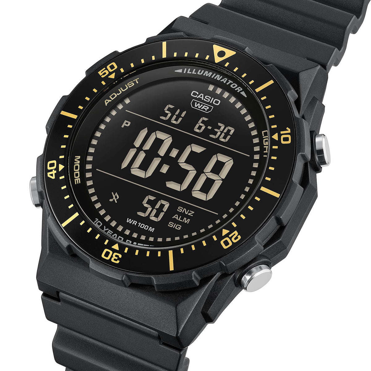 CASIO COLLECTION Mod. DIVER - New Case LCD - BLACK