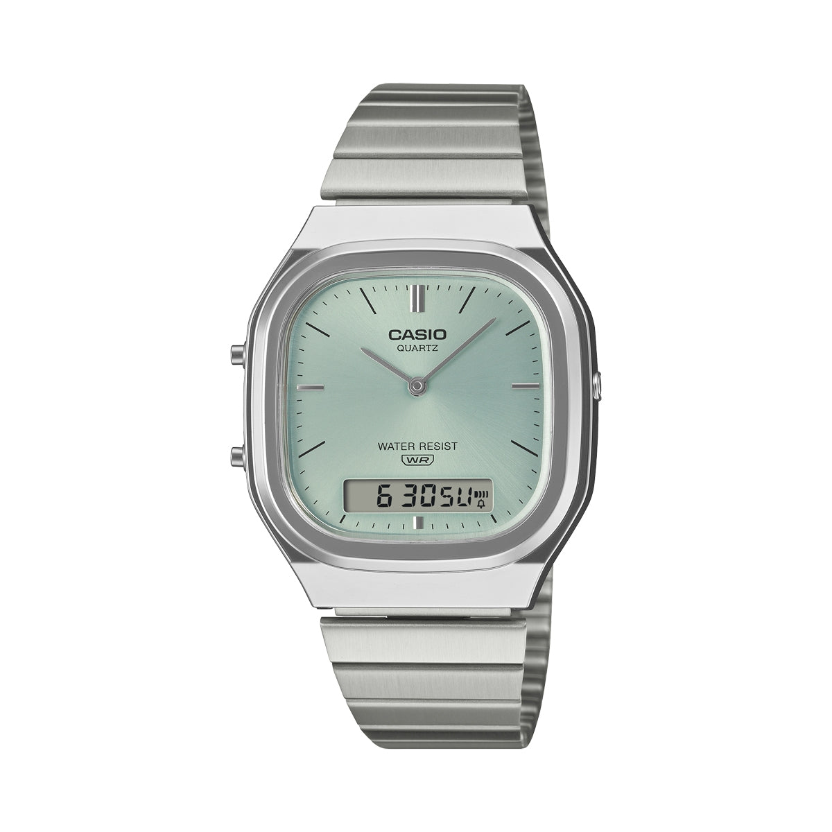 CASIO VINTAGE Mod. EDGY ROUNDED SQUARE - BLUE
